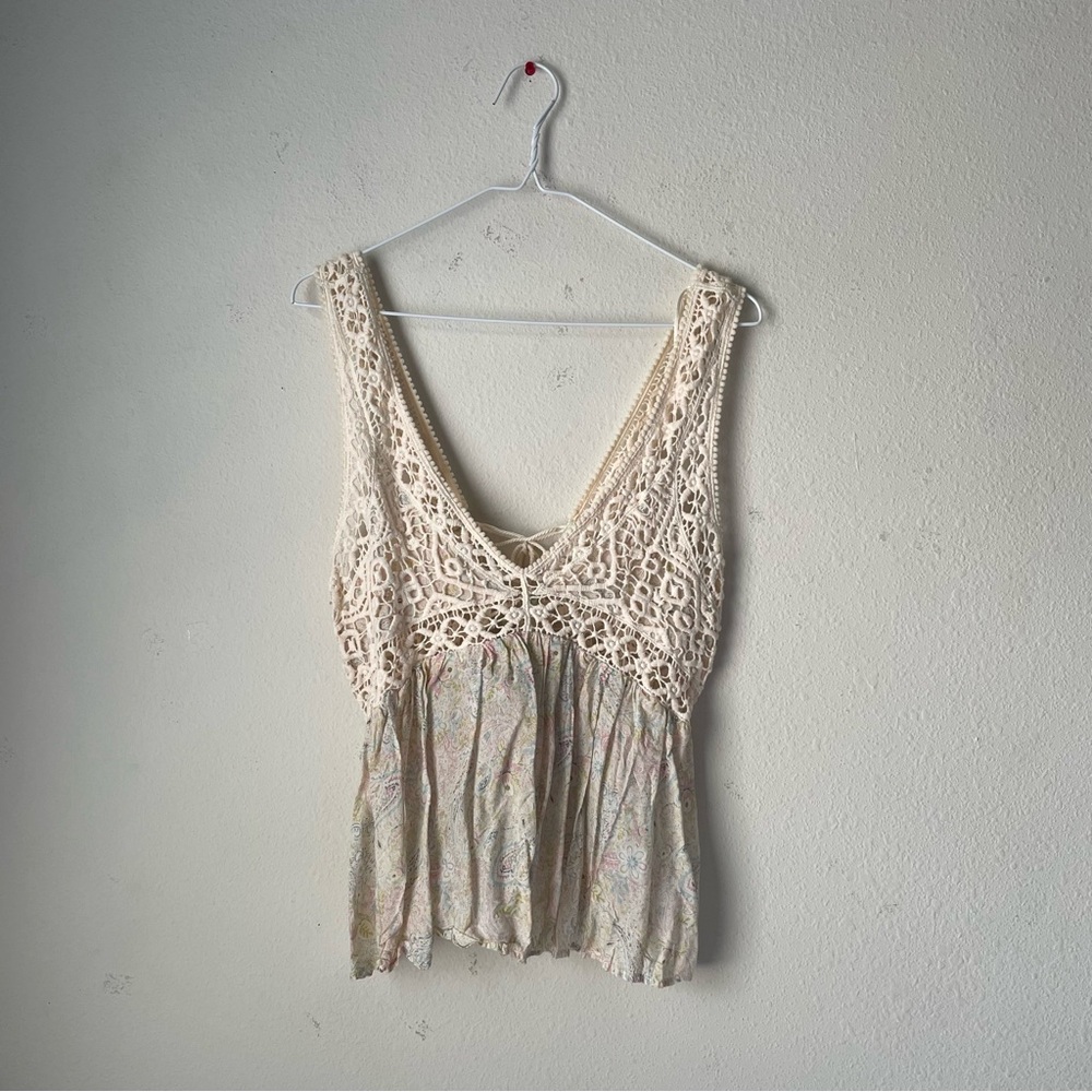 Zara Boho Pastel Top